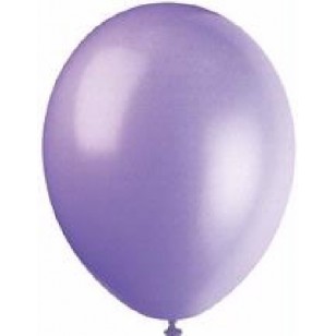 Lilac Lavender Latex Balloons x10